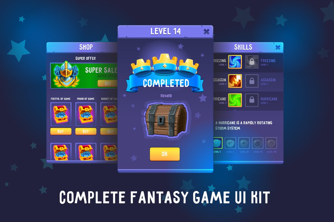 fantasy ui